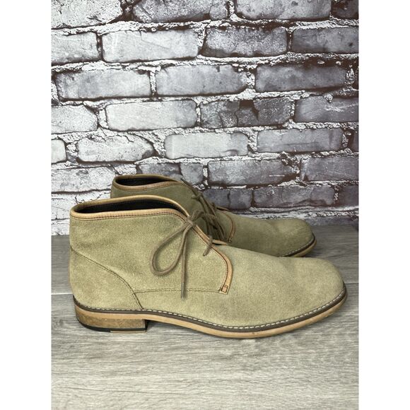 Wolverine 1883 Taupe Suede Leather Desert Lace Chukka Boots Men’s Sz 45EU/12M US - Picture 11 of 16